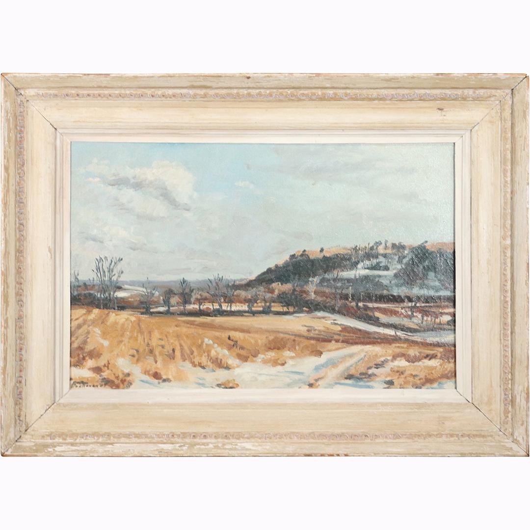 Robert Buchanan; 20th C. American Oil Winter Scene (1 of 9)