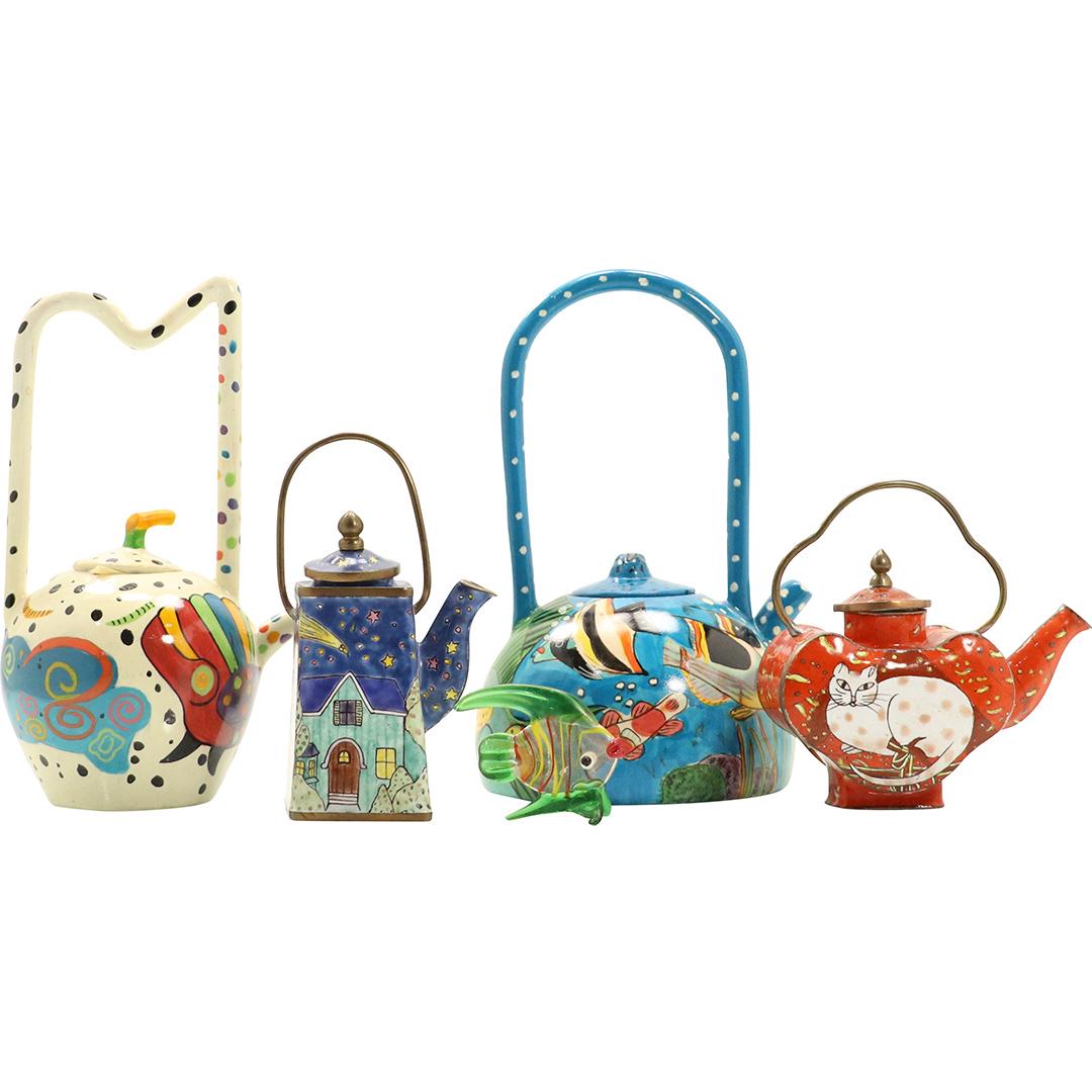 [4] Decorative Designer Tea Pots Plus Murano Fish Bonus (1 of 11)