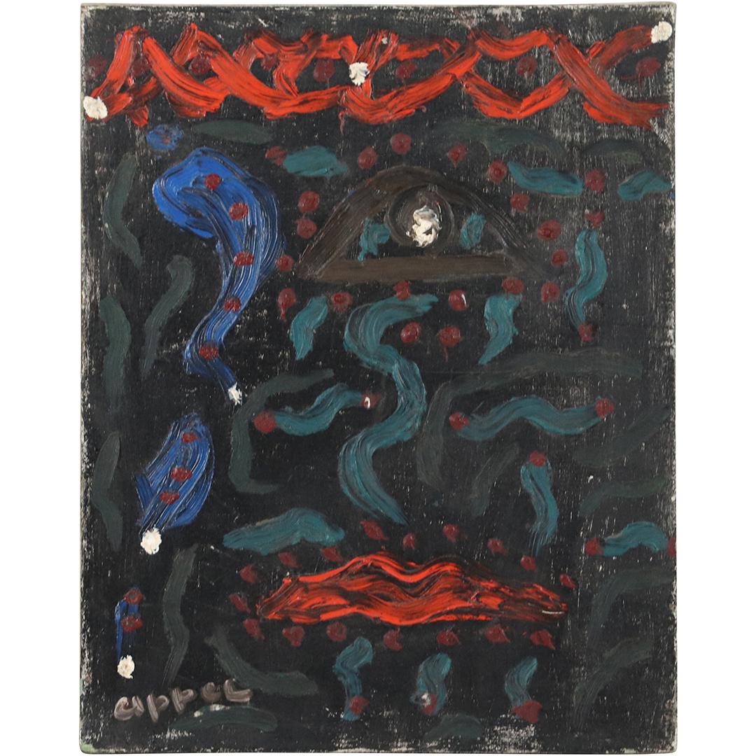 Karel Appel 1921-2006, Abstract Oil on Canvas Painting (1 of 7)