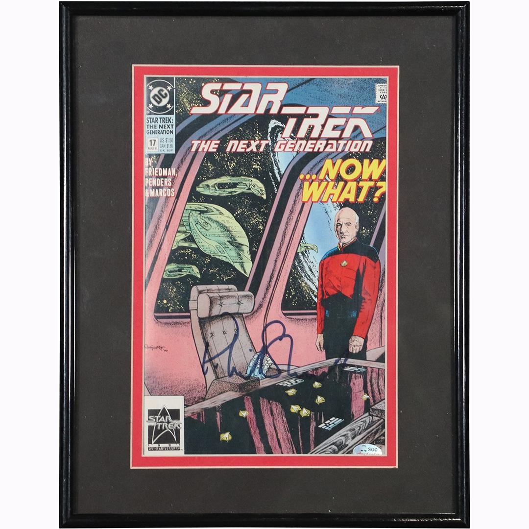 Patrick Stewart Autographed Star Trek Comic with COA (1 of 9)