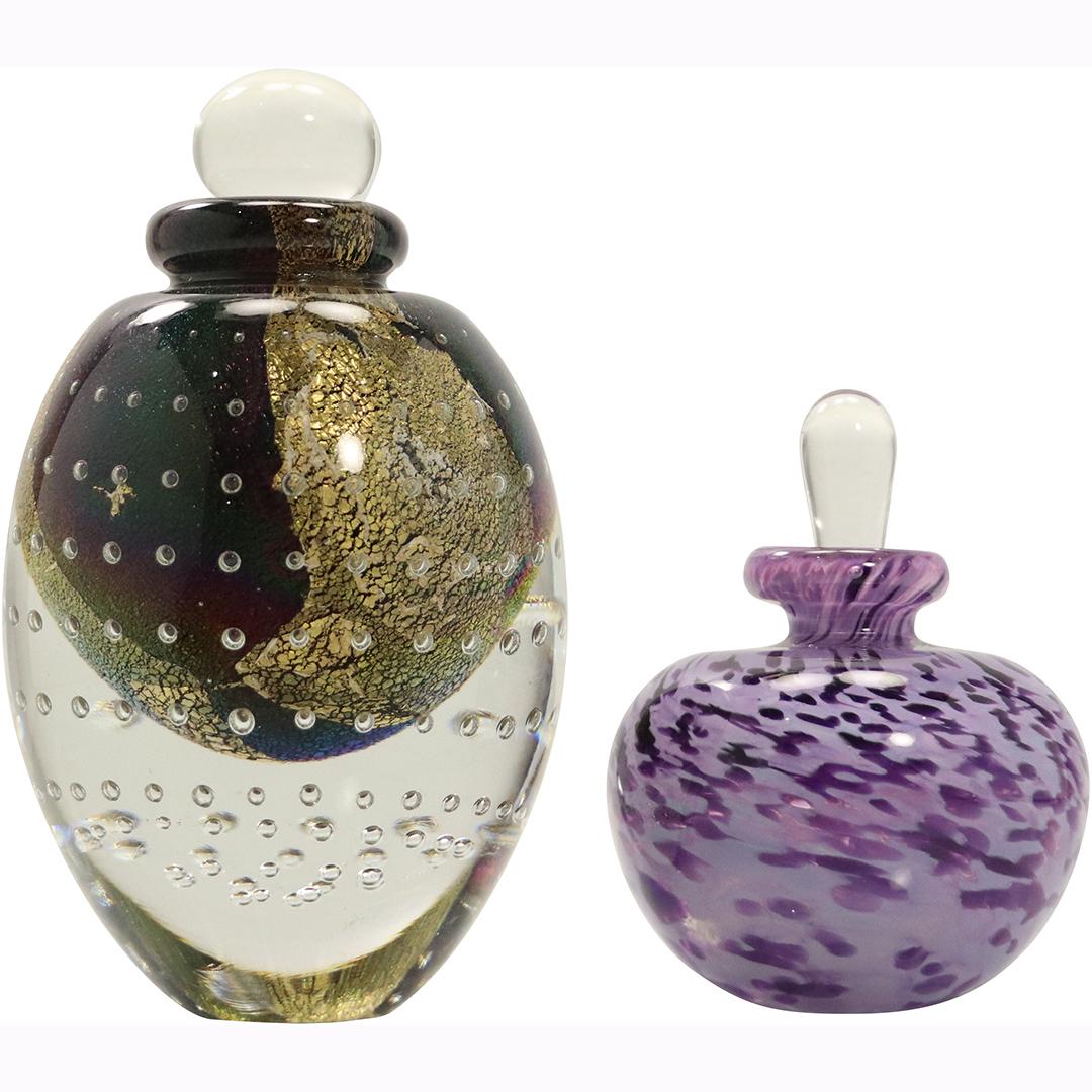 [2] Two Signed Studio Art Glass Perfumers, Eckhart (1 of 9)