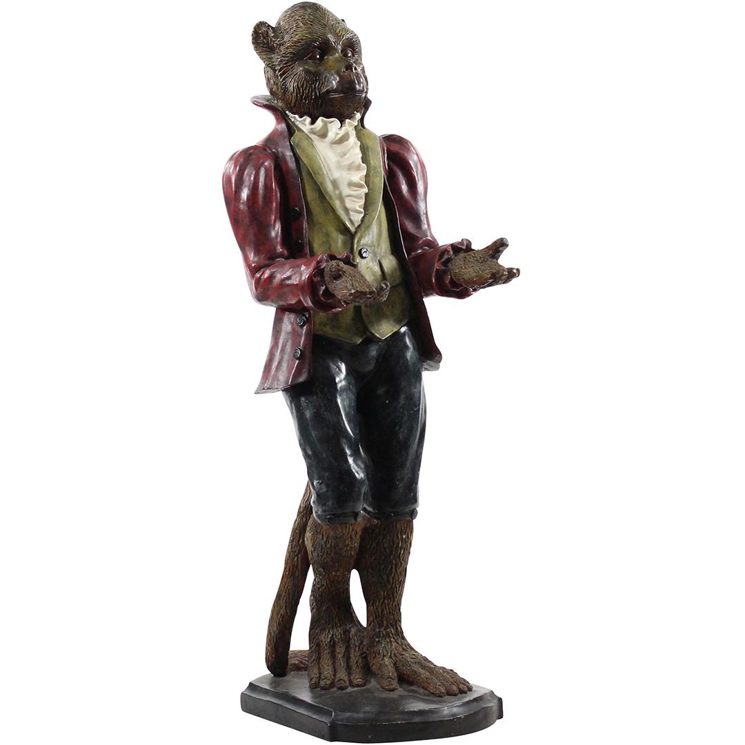 Whimsical Standing Cat in Suit Jacket Butler Figure (1 of 12)