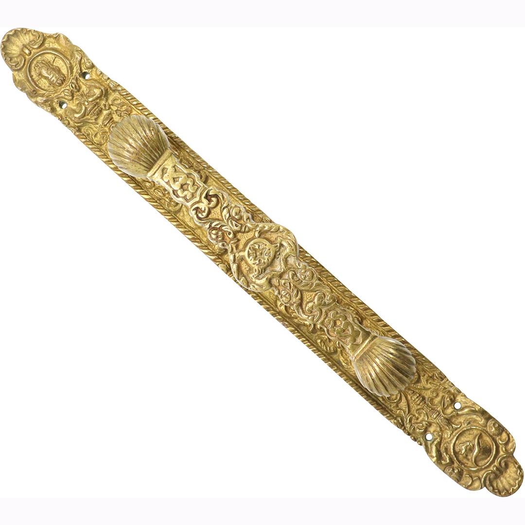 Cast Bronze Architectural Fancy Door Handle: Cast Bronze Architectural Fancy Door Handle . Size: 13L x 1.5w