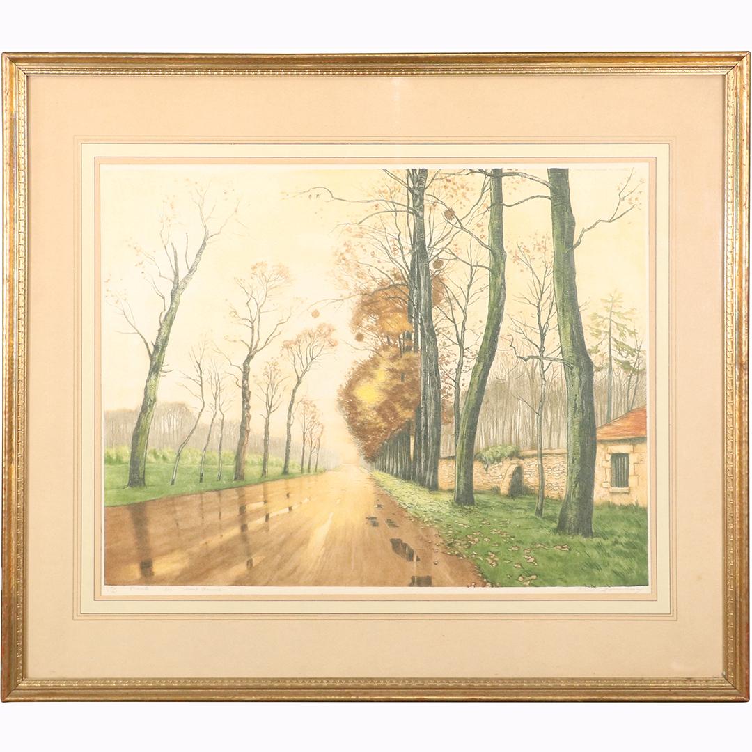 Henri Jourdain (1864-1931) 'Route de Automne France" (1 of 9)