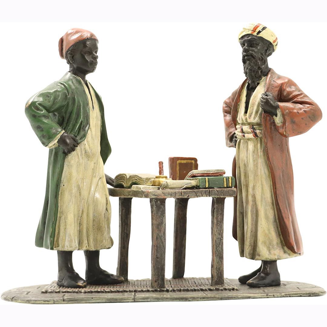 after Bergman, Vienna Bronze Arabian Scholar Teaching (1 of 8)