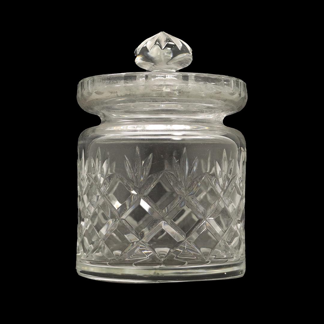 Waterford Signed Crystal Glass Jar with Cover (1 of 6)