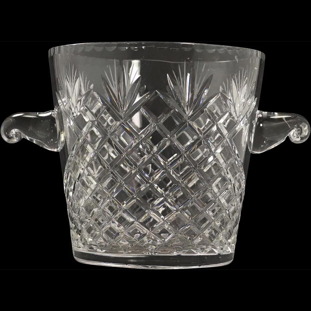 Large Elegant Crystal Glass Champagne Bucket (1 of 6)