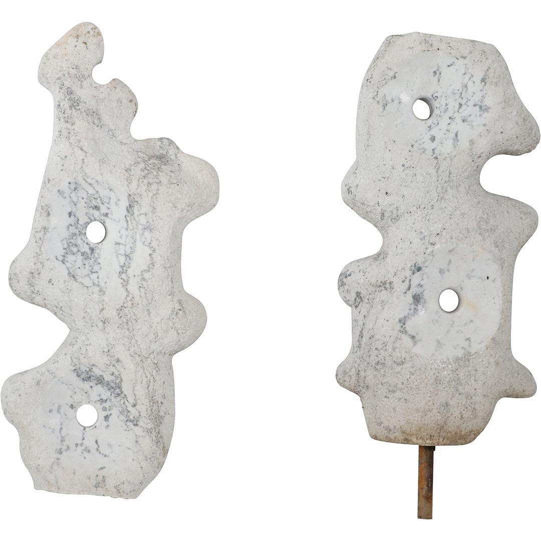 Jeanne Whorral, Brutalist Mid-Century Marble Sculpture (1 of 8)