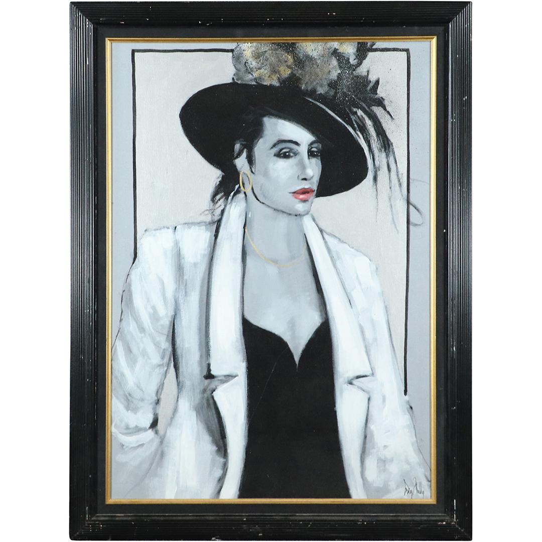 George Shelly, O/c Fashion Woman Wearing Hat (1 of 7)