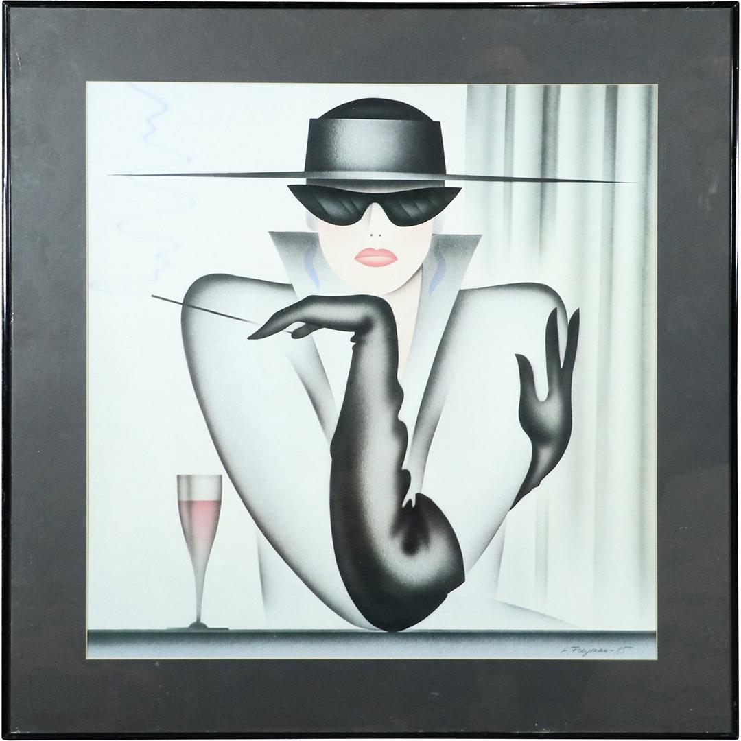 Erik Freyman 1985 "La Mysterieuse" Off Set Lithograph (1 of 8)