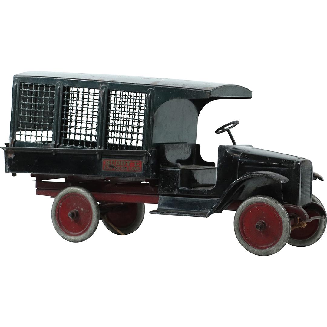 BUDDY L EXPRESS LINE Antique Pressed Steel Toy Truck (1 of 9)