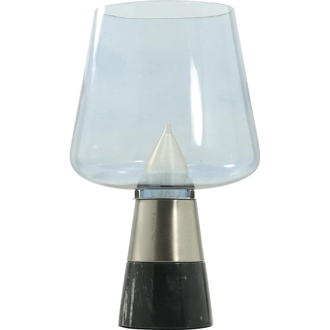 Italian Modernist Design Smoked Glass Lamp (1 of 6)