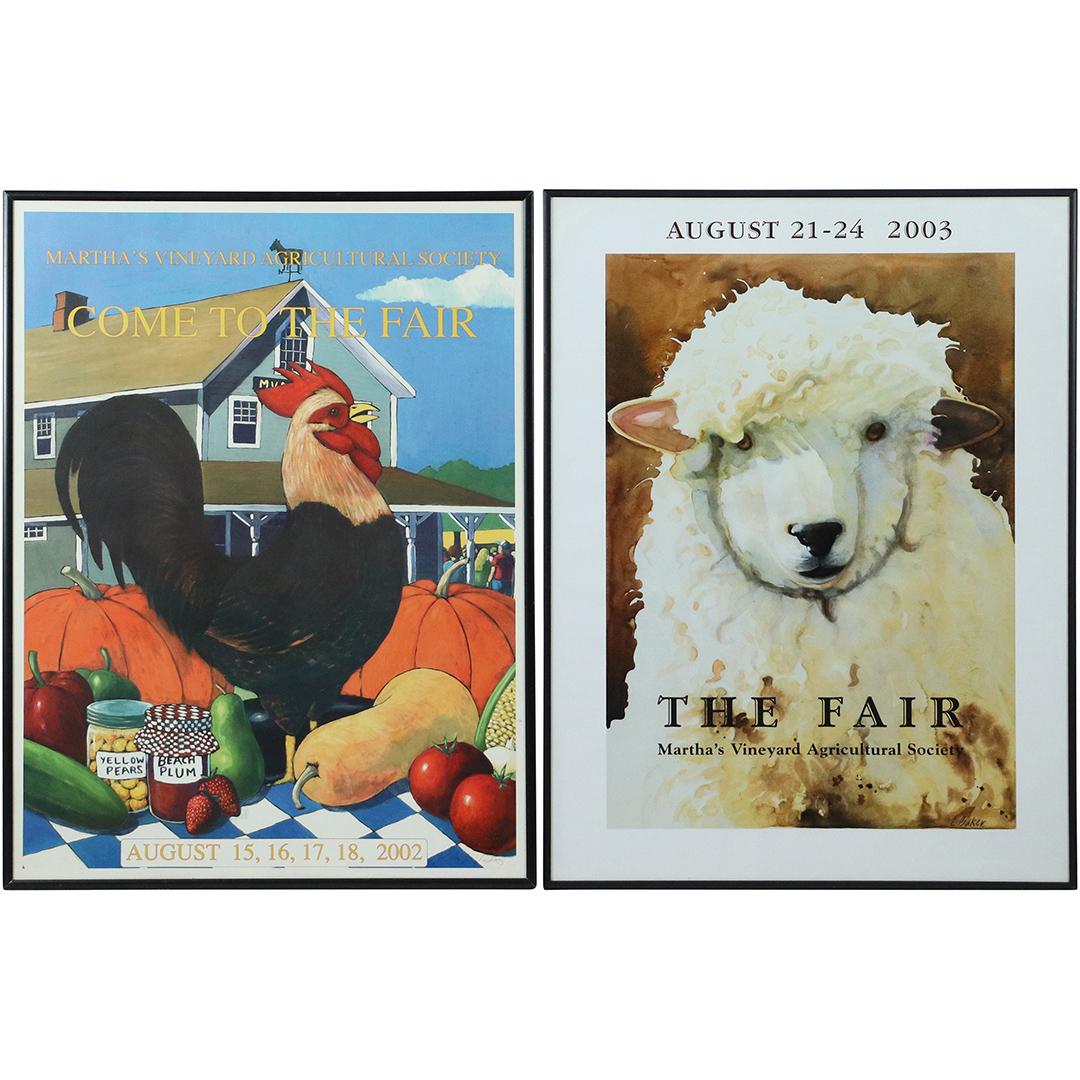 [2] Assorted Country "Fair" Posters, Framed (1 of 9)
