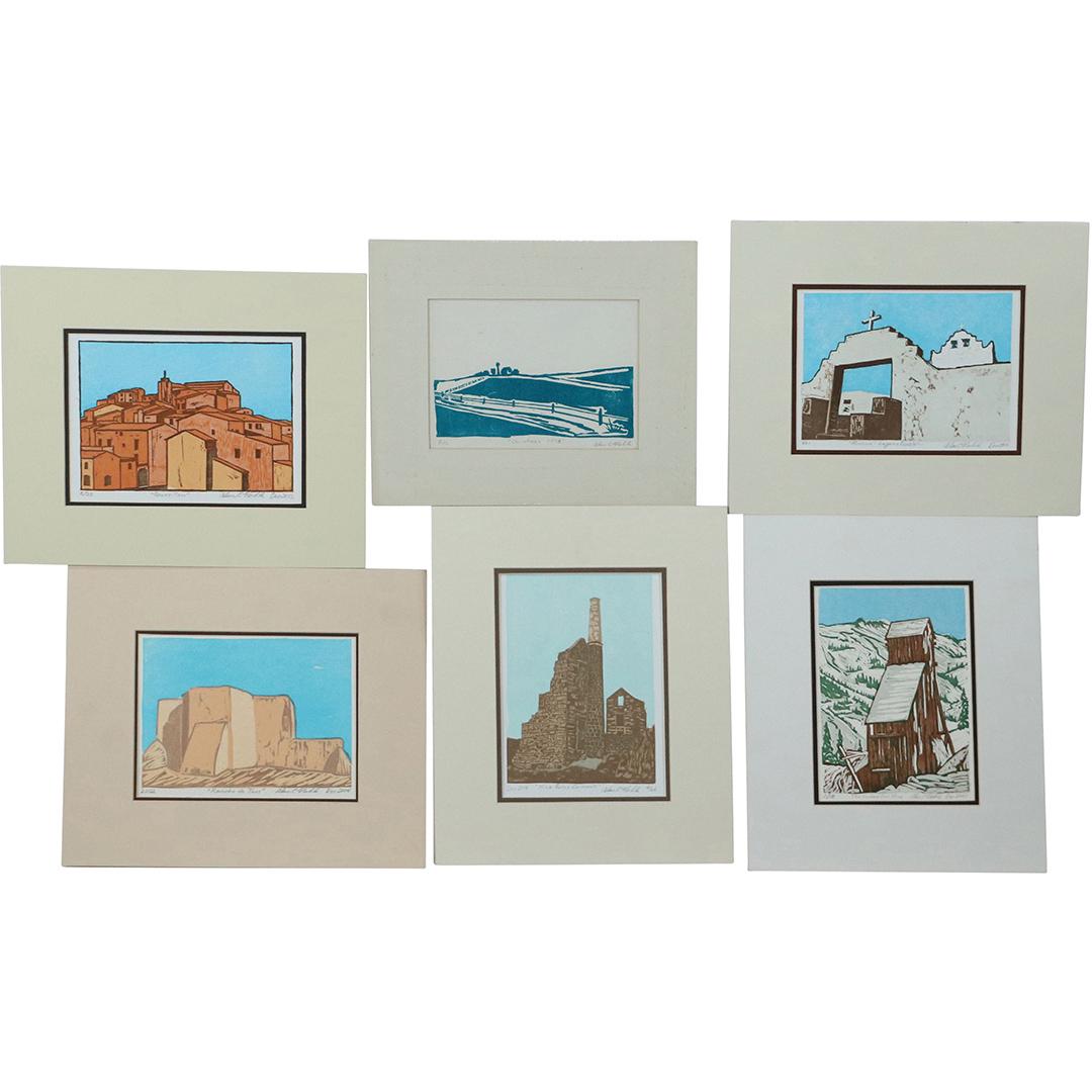 [6] Alan C Noble, South West Taos Lithographs Signed (1 of 11)