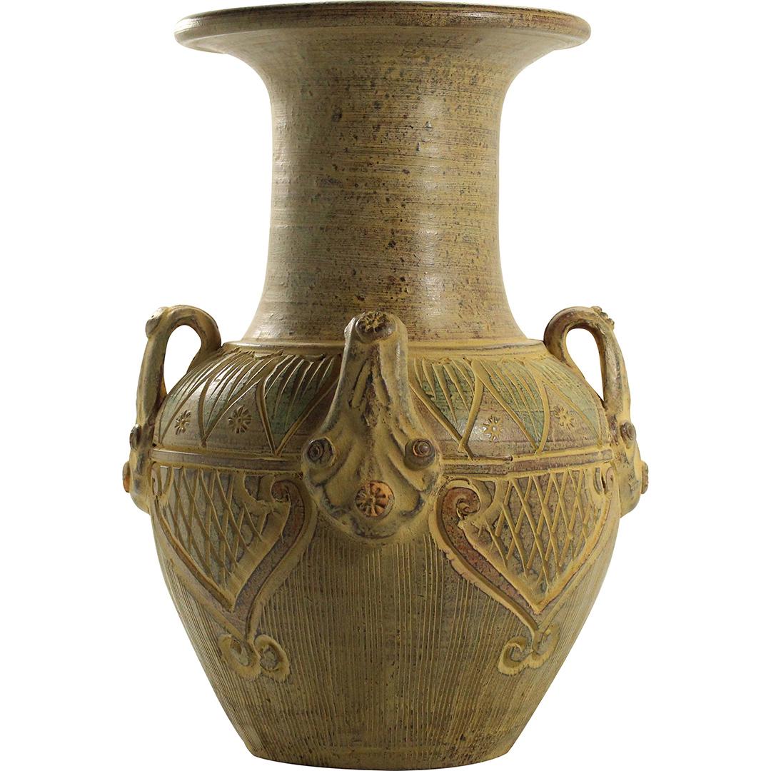 Latin American Incised Ceramic Vase (1 of 11)