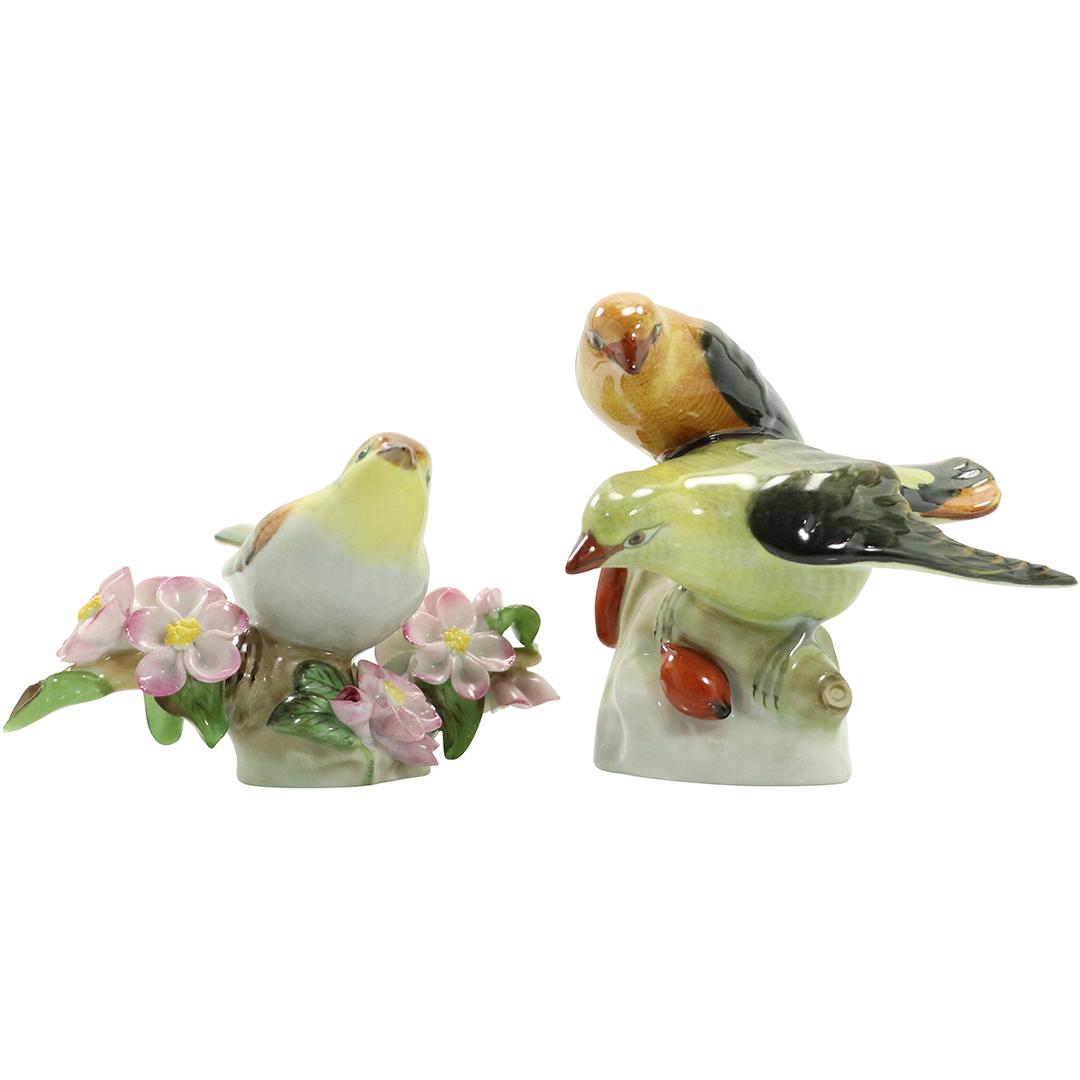 [2] Herend Hungary, Bird Figure Groupings (1 of 8)