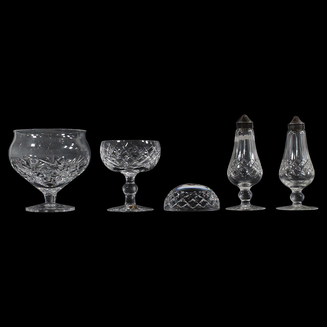 5 Assorted Signed WATERFORD Crystal Glass Items (1 of 12)