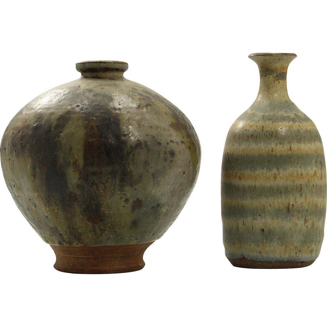 [2] Arts & Crafts Glazed Studio Art Pottery Vases (1 of 11)