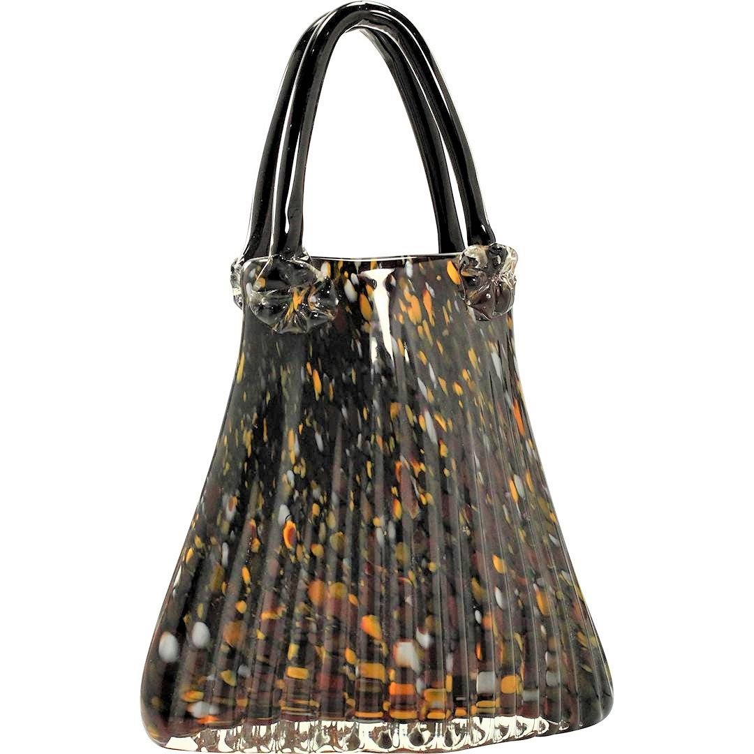 Unique Murano Glass Basket Sculpture (1 of 8)