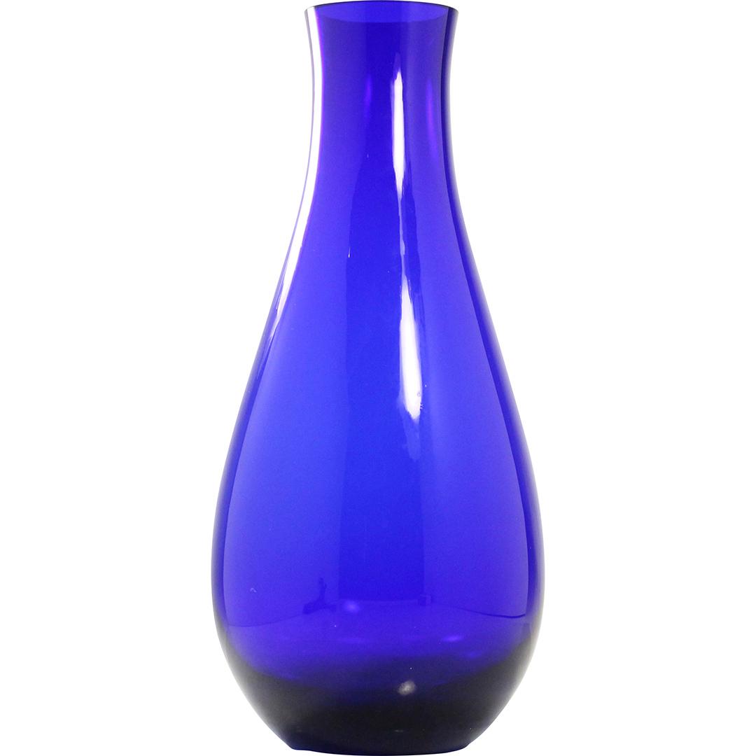 Large Cobalt Blue Glass Vase 16 inches Height (1 of 6)