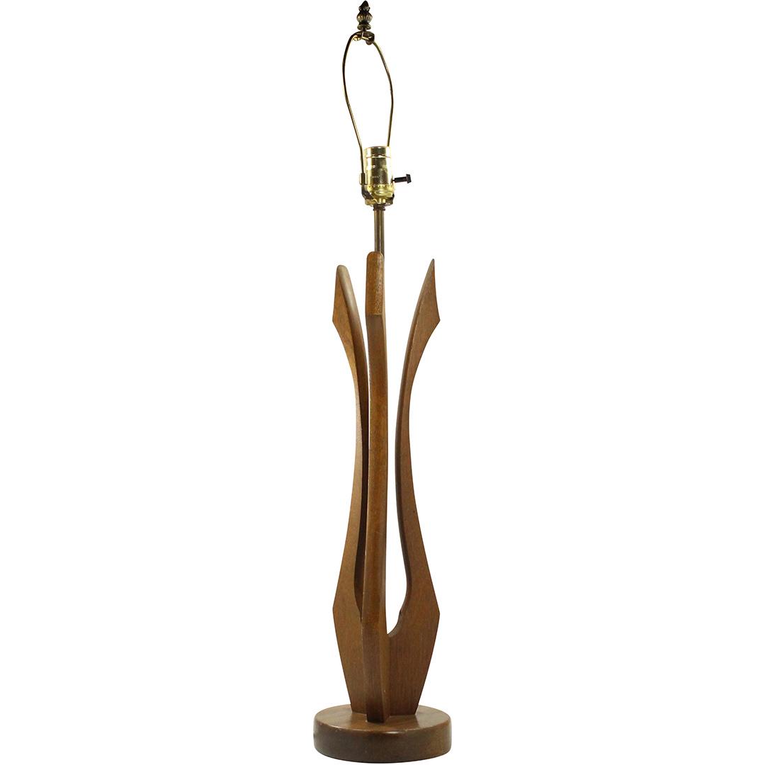 Mid-Century Modern Pearsall Style Wood Table Lamp Base (1 of 7)