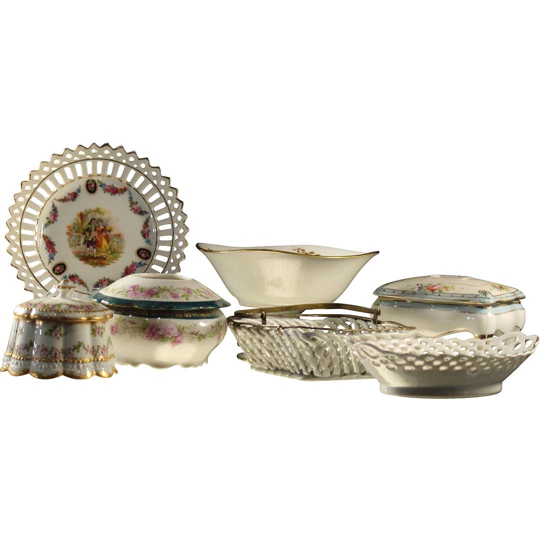 7 Assorted Vintage Porcelain: Austria Limoges France (1 of 20)