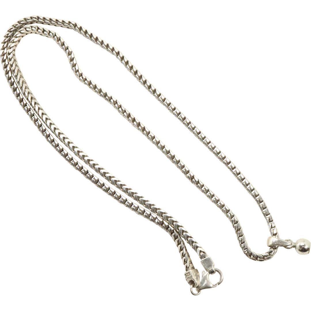 .925 Sterling Silver Italy Mesh Link Necklace (1 of 5)