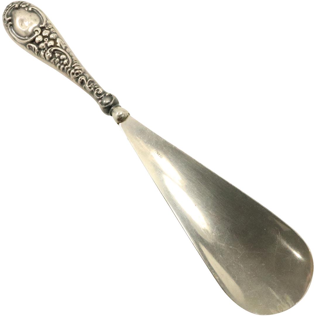 Sterling Silver Fancy Handle Shoe Horn - Vintage (1 of 6)