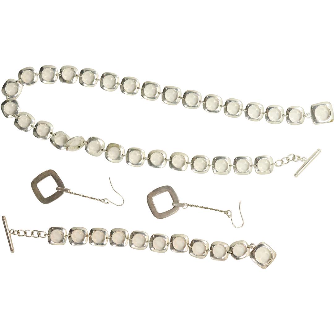 Tiffany & Co .925 Sterling Necklace Bracelet Earrings (1 of 7)