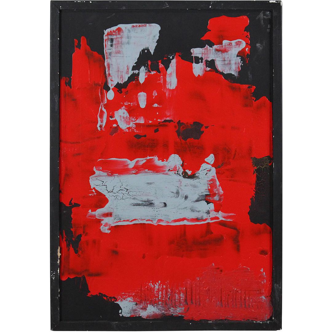 Torres, Circa 1950 Abstract Oil on Board Painting (1 of 6)