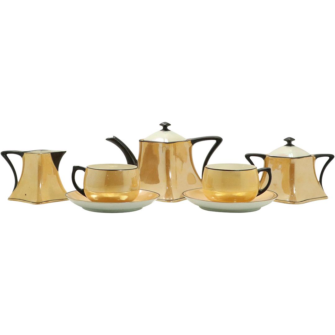 R S Germany Lustre Porcelain Tea Set "Tea For Two" (1 of 11)