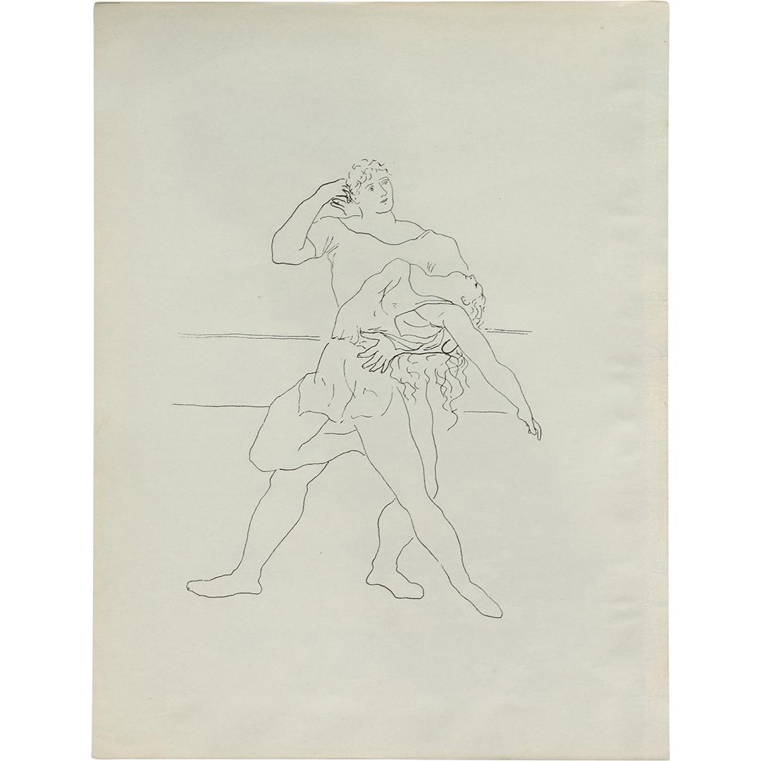 Pablo Picasso Vintage Lithograph Man and Distress Woman (1 of 5)