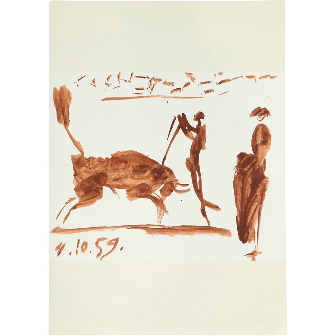 Pablo Picasso Vintage Lithograph - Double Sided Matador (1 of 8)