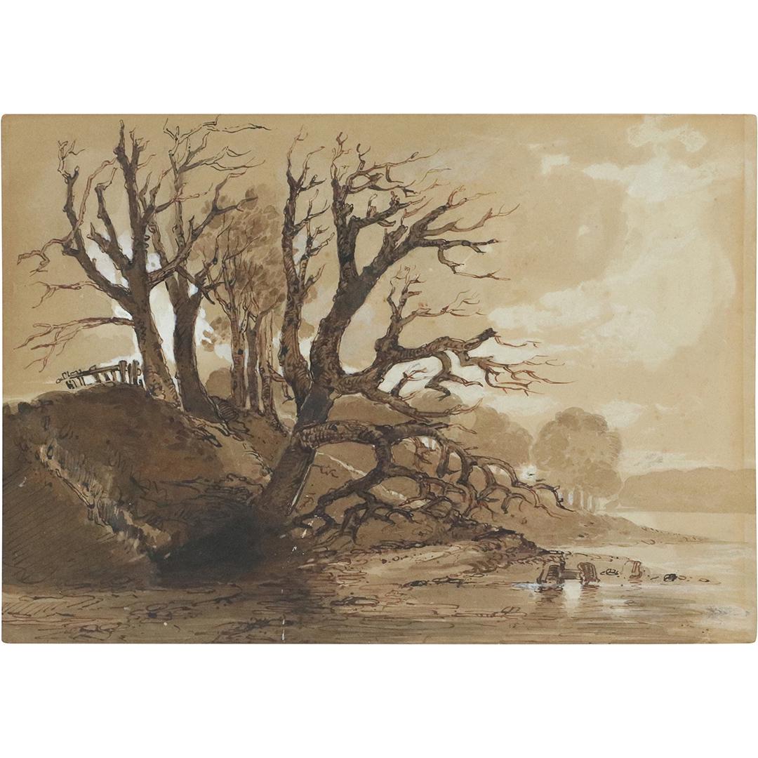 Claude Le (Gellee) Lorrain(attributed) Ink & Watercolor (1 of 7)