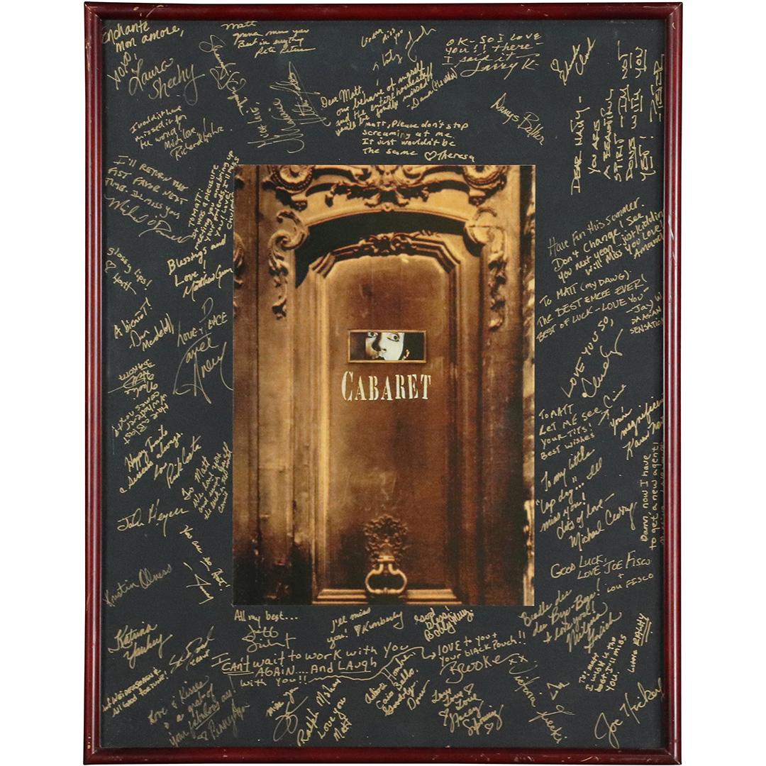 Cabaret is a 1966 Musical, Poster Autographs Performers (1 of 8)