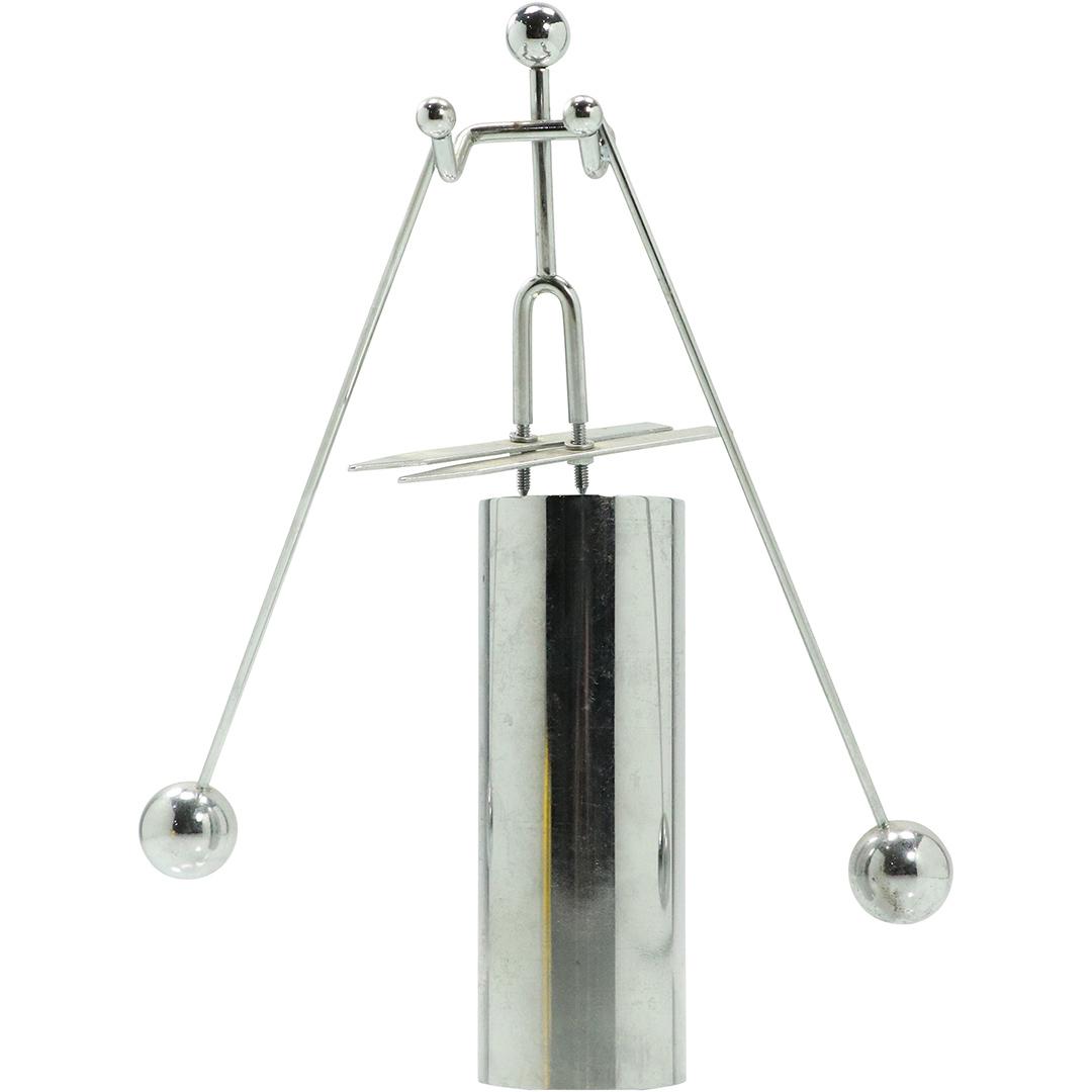 Mid-Century Modern Chrome "Skier" Balance Mobile Sculpt (1 of 6)