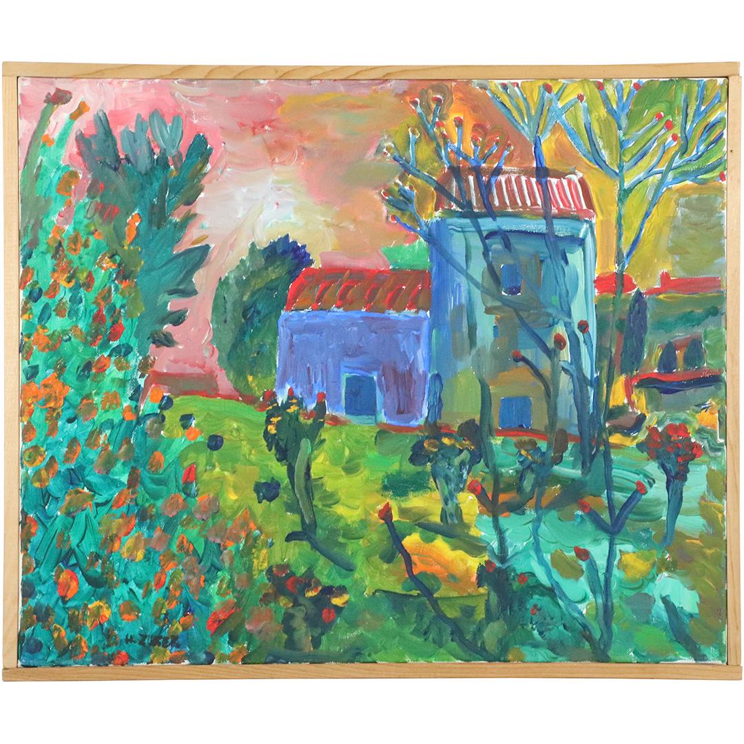 Herman Zuker, b. 1959 Polish / American, Garden Sunset (1 of 8)