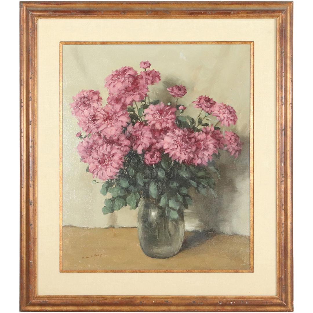 Charles Van Roose, Belgium, Still Life Oil Painting (1 of 7)