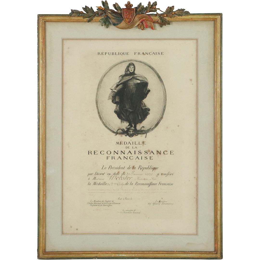 Republique Francaise Presentation Engraving A Besnard (1 of 9)