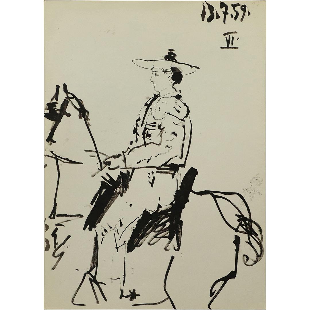 Pablo Picasso Vintage Lithograph - Double Sided (1 of 12)