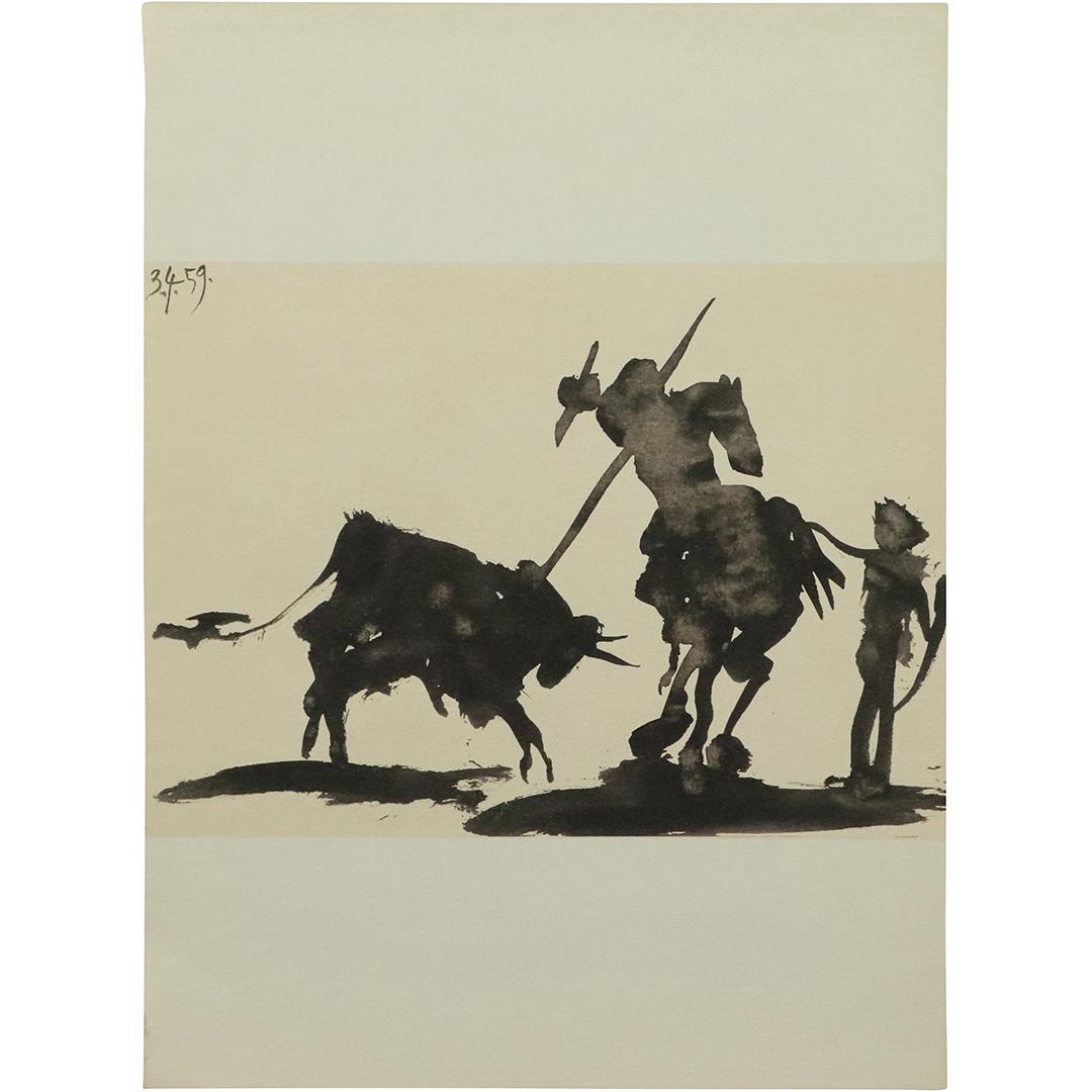 Pablo Picasso Vintage Lithograph - Double Sided Matador (1 of 8)
