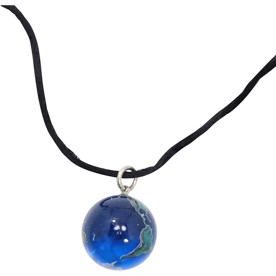 Unique Glass World Globe Pendant Necklace (1 of 3)