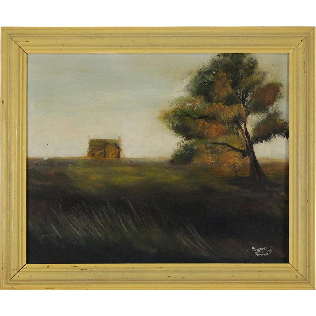 Margaret Renfree, Oil/c Impressionist Field Landscape (1 of 8)
