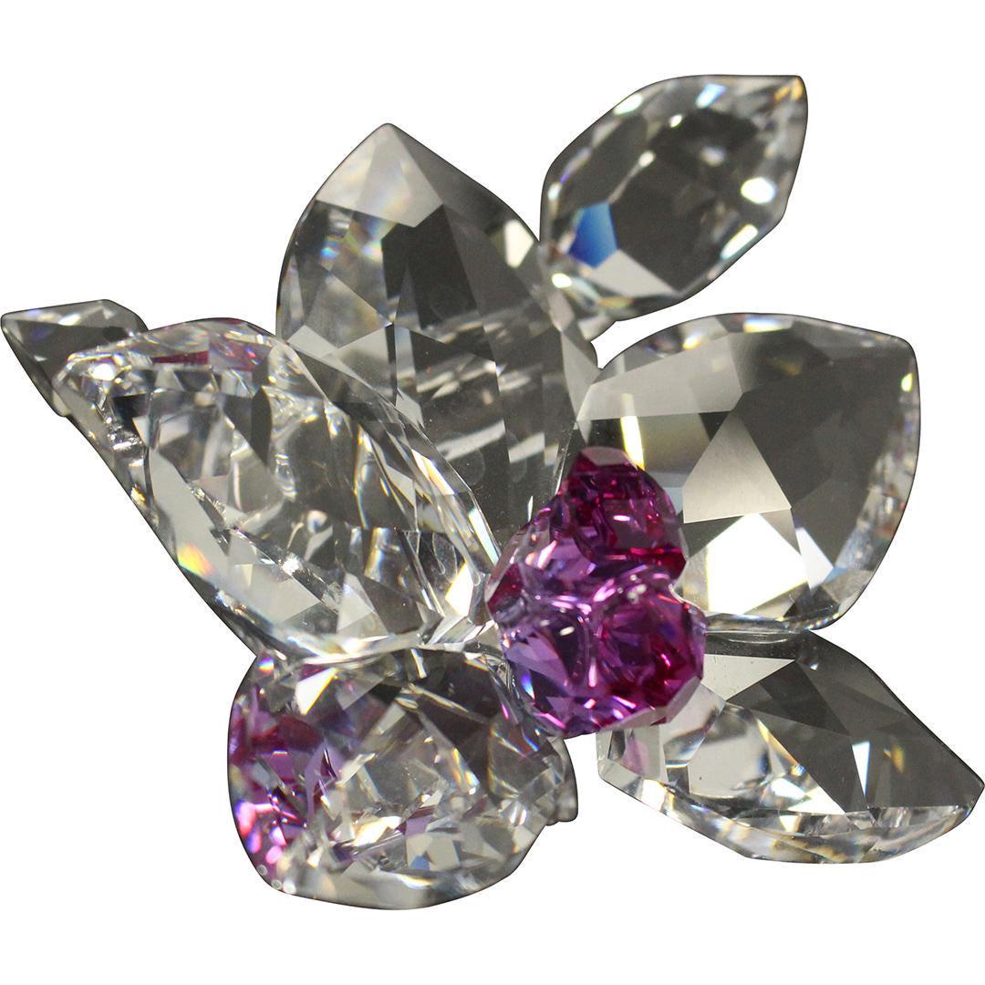 Swarovski [Signed Swan] Crystal Glass Flower Sculpture (1 of 9)