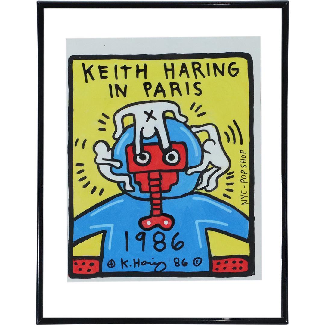 Keith Haring(after); 20thC. Felt -Tip Drawing (1 of 10)