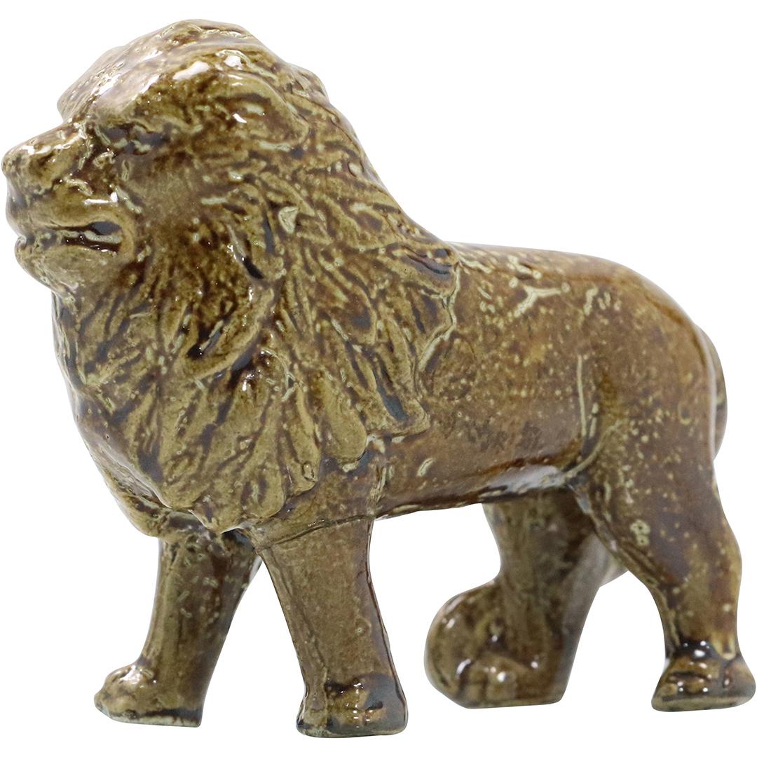 Bennington Pottery Glazed Lion Figure - Vintage (1 of 6)