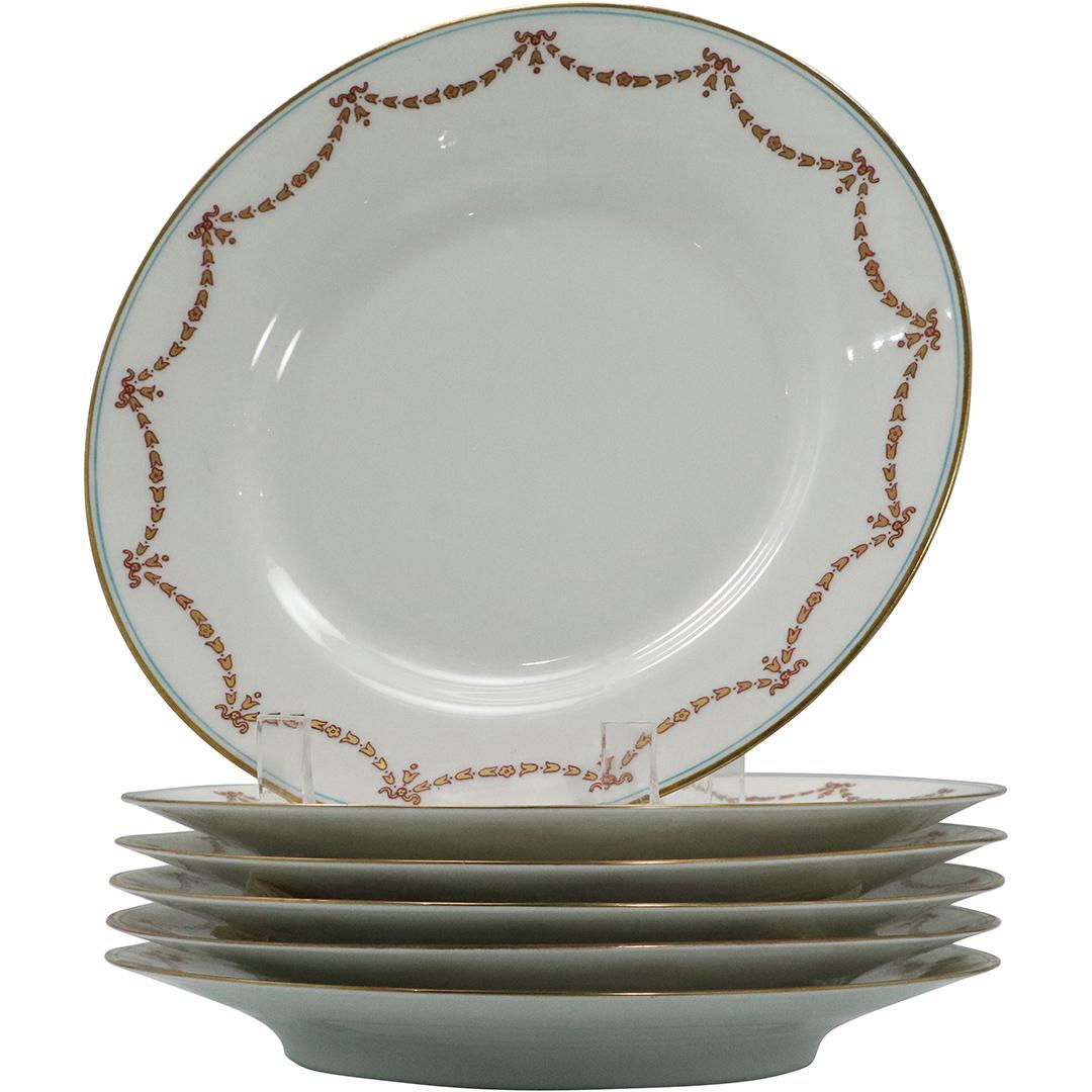 [5]  A. Lanternier & Co Limoges France Luncheon Plates (1 of 4)