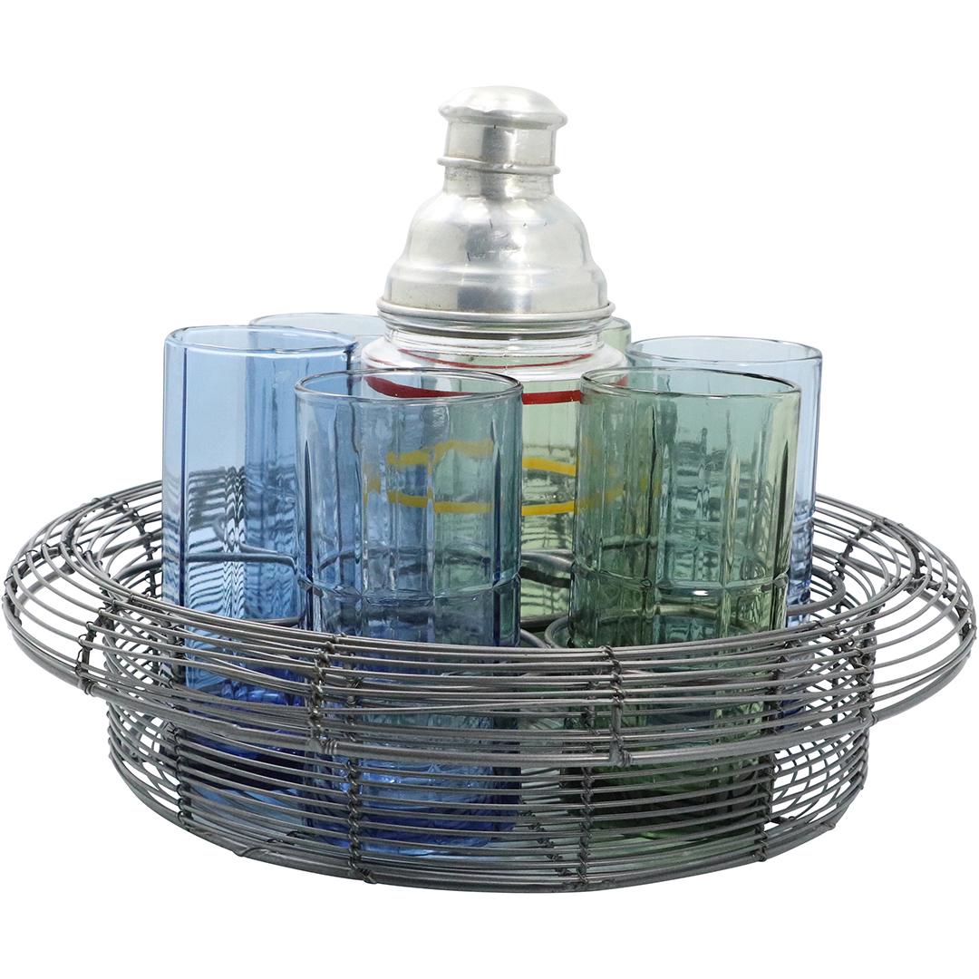 Metal Basket Drink Set with Cocktail Shaker (1 of 8)