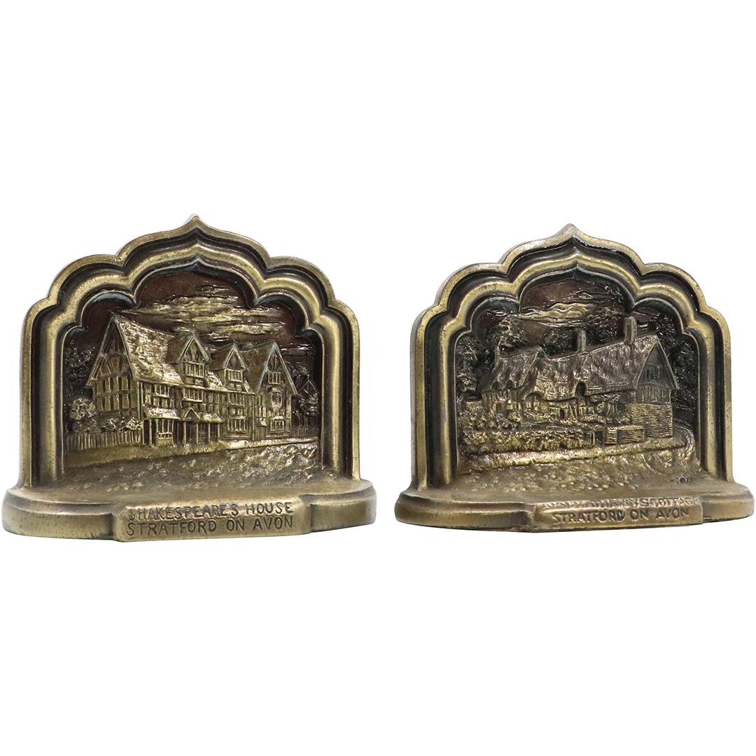 Jennings Brothers Bookends Shakspeare & Hathaway House (1 of 10)