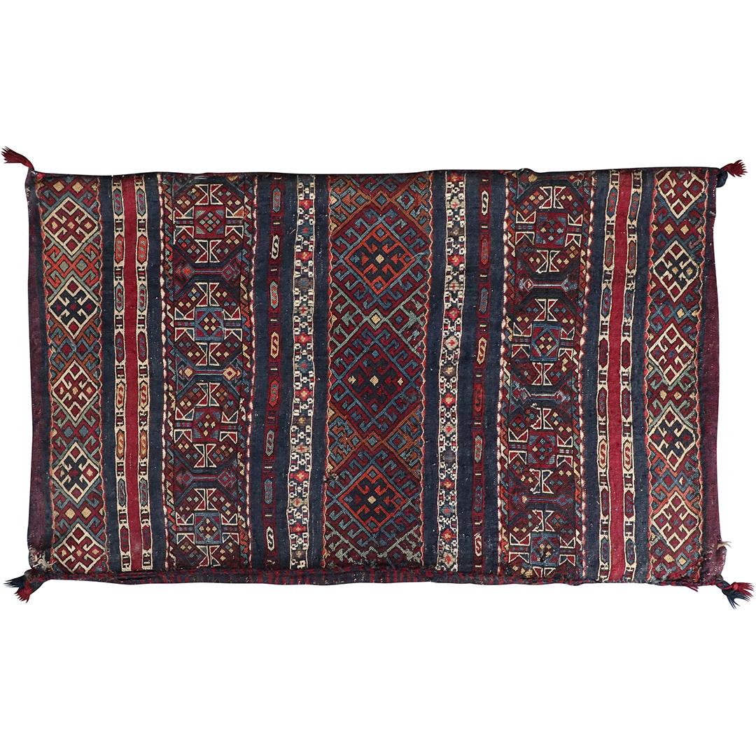 Vintage Turkish Kilim Wool Saddle Blanket - Clean (1 of 11)